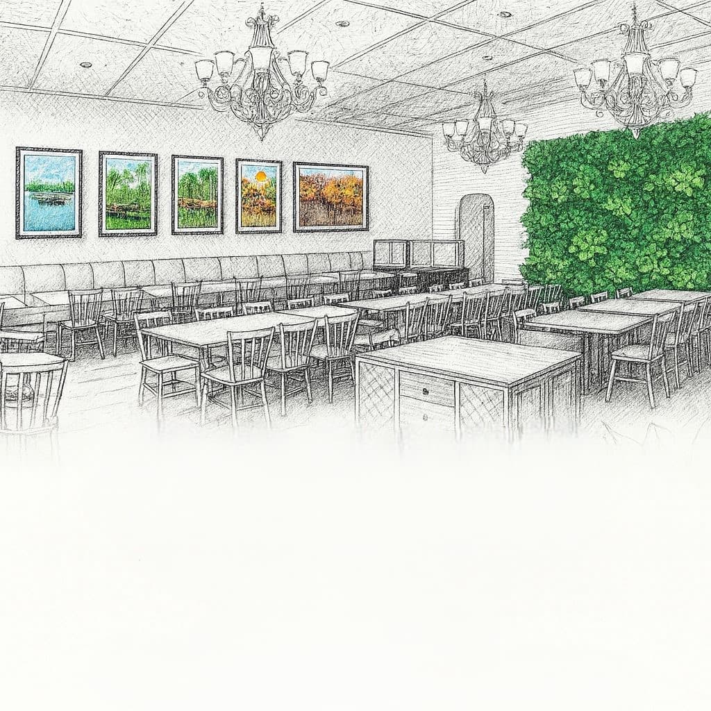 Rasam restaurant sketch background